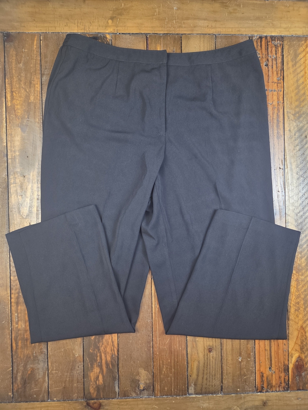 Classic Black Women's Dress Trousers - Tailored Straight Leg